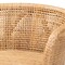 Bali & Pari Papua Modern Bohemian Natural Rattan and Walnut Brown Acacia Wood Counter Stool 242-13492-ZORO - alternate 3